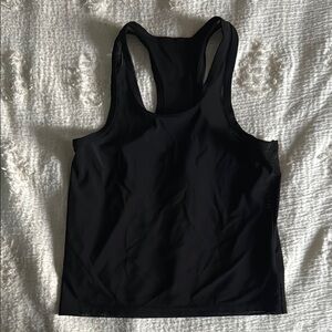 Black Racerback Tank Top